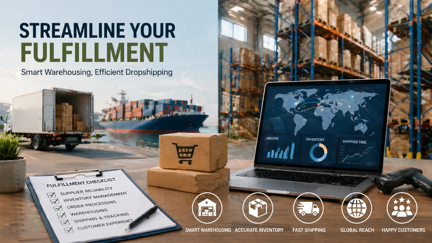 Semplifica la tua gestione: una lista di controllo per il magazzinaggio e il dropshipping in Cina