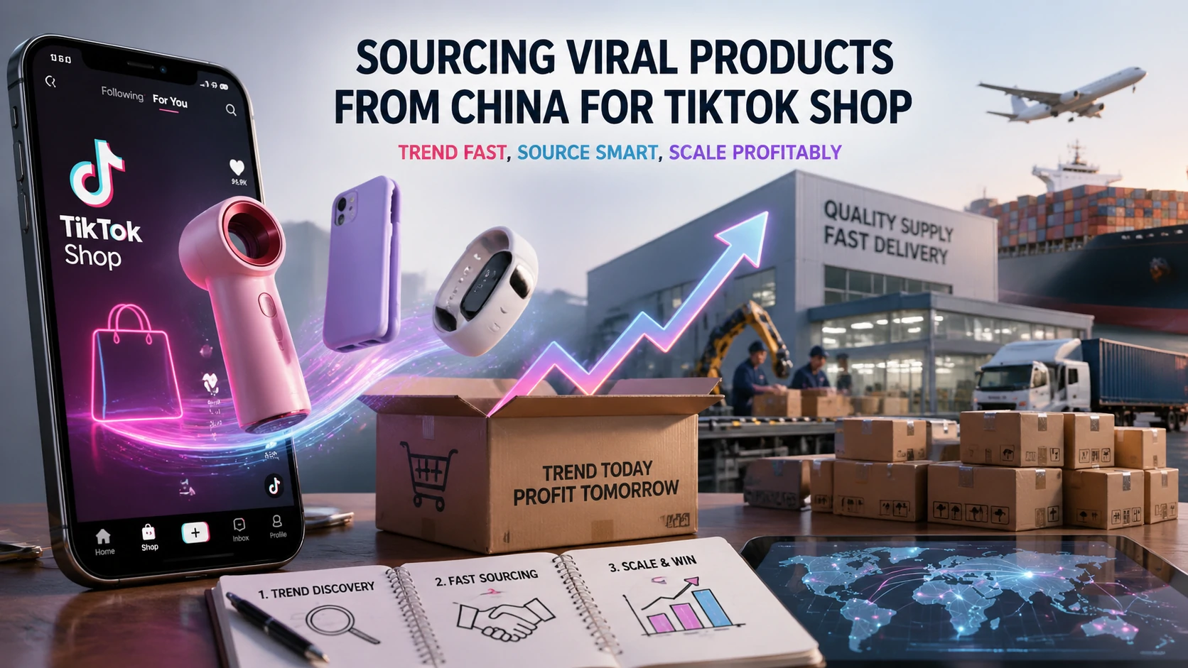 La guida definitiva 2026 all'approvvigionamento di prodotti virali per il negozio TikTok dalla Cina